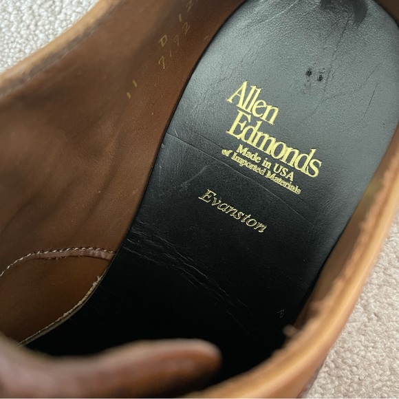 Allen Edmonds 11 Evanston walnut shoes main image 6